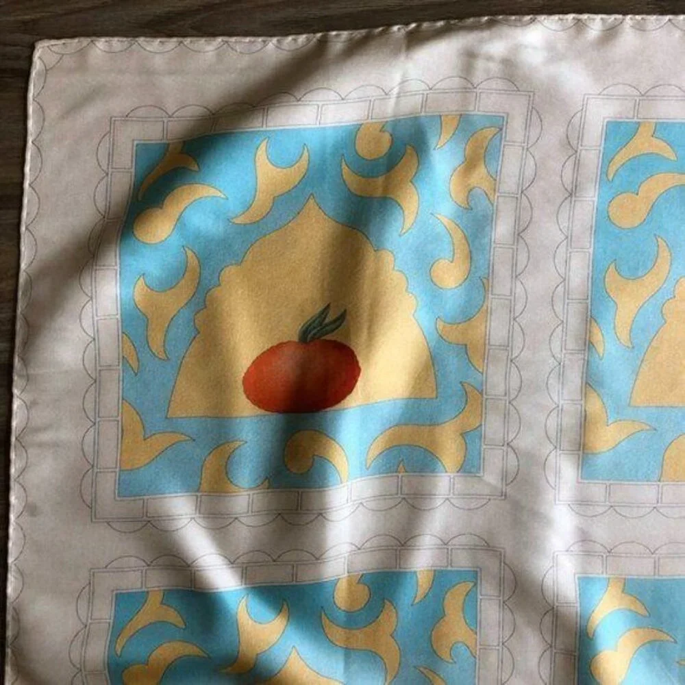 Bvlgari Fruit Silk Scarf Davide Pizzigoni Gondola - Picture 6 of 7